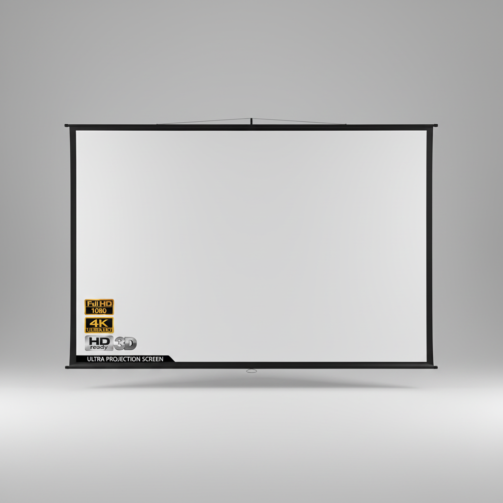 StellarSky CineScreen — 100" Anti-Light Portable Projector Screen
