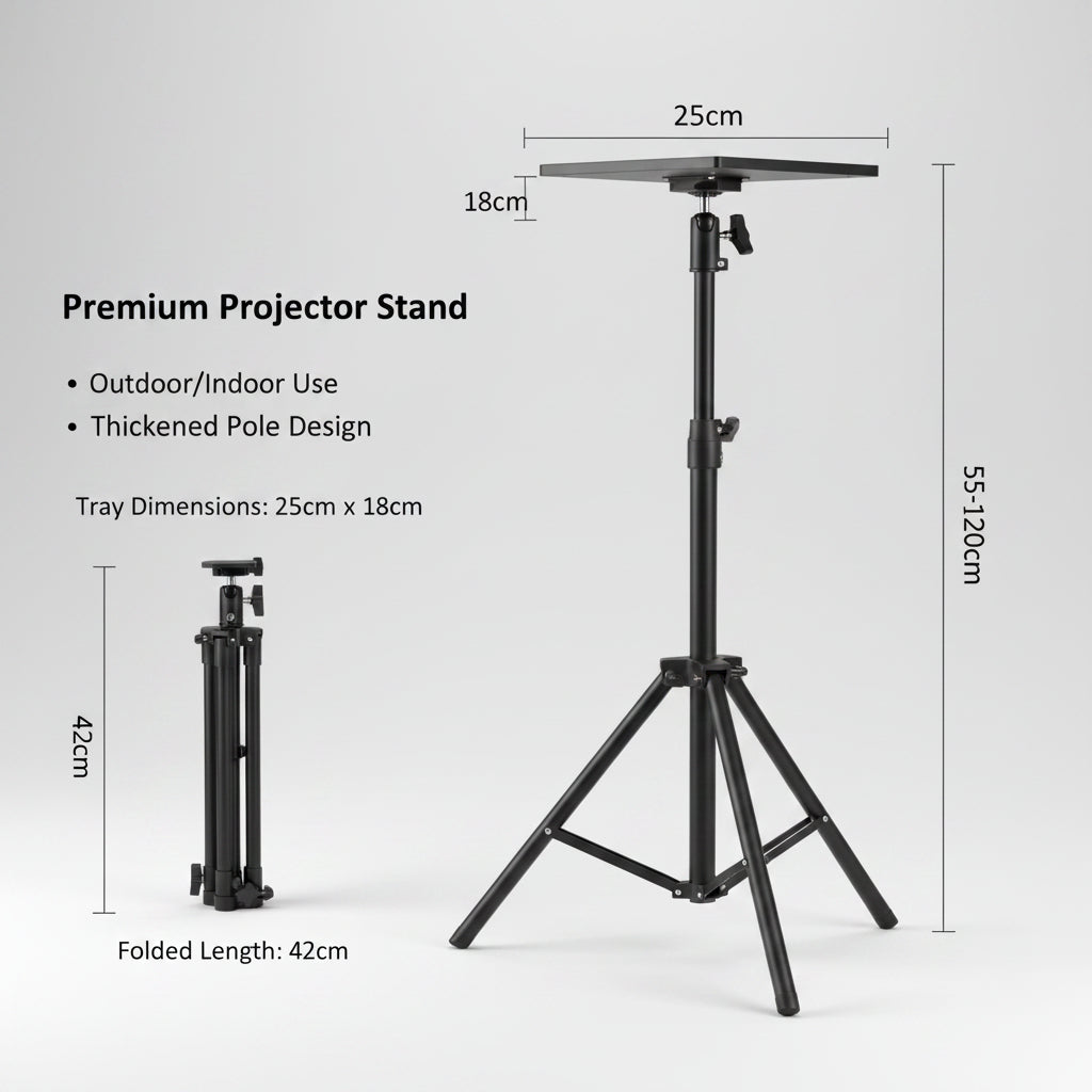 StellarSky CineScreen — 100" Anti-Light Portable Projector Screen