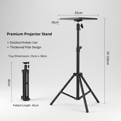 StellarSky CineScreen — 100" Anti-Light Portable Projector Screen